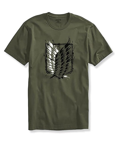 Scout Regiment Emblem Graphic T-Shirt – Attack on Titan Inspired