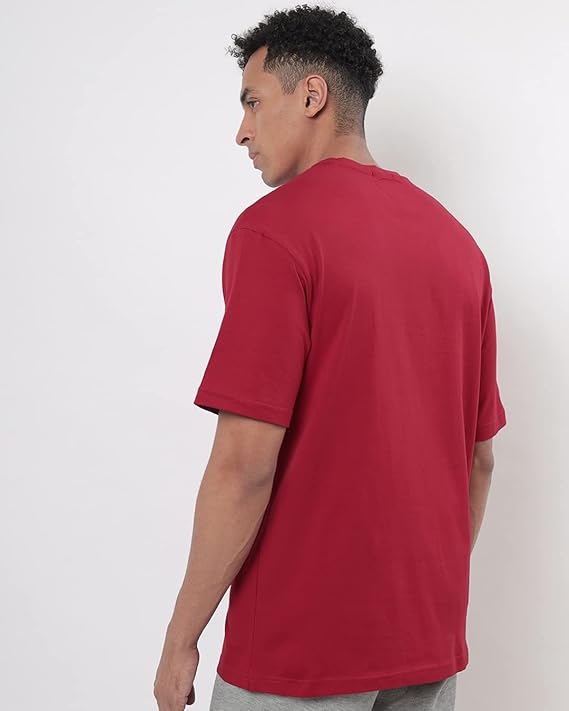 The Batman Oversized Graphic T-Shirt – Crimson Red