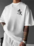 Tokyo Samurai Oversized Graphic T-Shirt – White