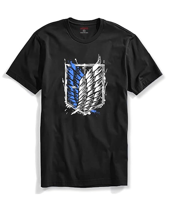 Scout Regiment Emblem Graphic T-Shirt – Attack on Titan Inspired