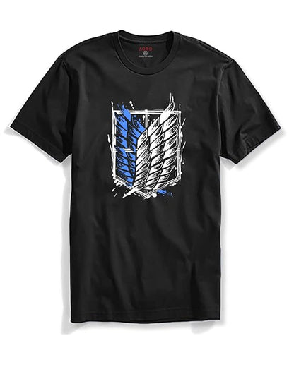 Scout Regiment Emblem Graphic T-Shirt – Attack on Titan Inspired