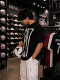 CR7 Ronaldo Graphic Oversized T-Shirt – Black